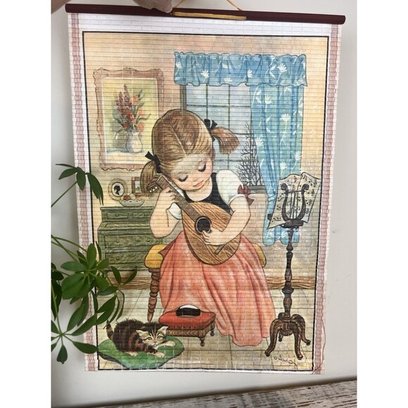 Vintage Jandro Litho 1972 Little Workers Print /Childs Room /Nursery /Retro 8x10 - Picture 2 of 5